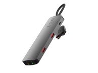 LINQ Docking stanica 7in2 Pro, USB-C, 2x USB-A, 1x USB-C, 2x HDMI, 1x ethernet, 1x USB-C PD, sivi