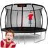 NEO-SPORT Vrtni profilirani trampolin 12 ft / 374 cm s unutarnjom zaštitnom mrežom