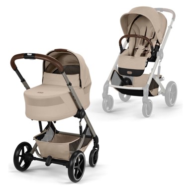 CYBEX Kolica 2u1 Balios S LUX TPE., 526001671, model 2026, Almond Beige