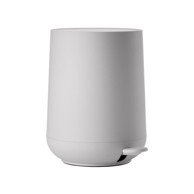 ZONE Svijetlo siva plastična kanta za smeće s pedalom 5 l Nova 