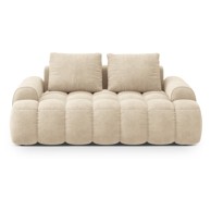COSMOPOLITAN DESIGN Bež baršunasti sofa 175 cm Linz, 175x100x84 cm