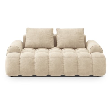 COSMOPOLITAN DESIGN Bež baršunasti sofa 175 cm Linz, 175x100x84 cm
