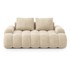 COSMOPOLITAN DESIGN Bež baršunasti sofa 175 cm Linz, 175x100x84 cm