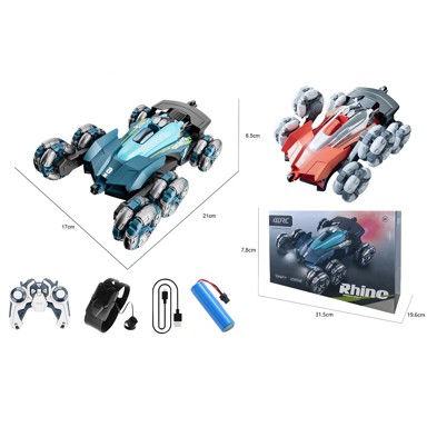 Kaskaderski automobil na daljinsko upravljanje, R/C, za driftanje, 2 načina upravljanja