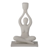 BLOOMINGVILLE Svijećnjak od poliresina Lucie