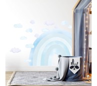 PASTELOWE Zidne naljepnice Duga, plava