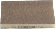 KLINGSPOR SW501 Brusna spužva 271084, 120 × 98 × 13 mm, P220