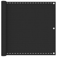 Balkonski zastor antracit 90 x 500 cm HDPE