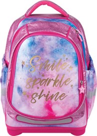 STREET Školski ruksak, ergonomski, SPARKLY DREAM+privjesak
