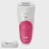 BRAUN Epilator, Silk-épil 5, 5/500 SensoSmart, 28 pinceta, ružičasti, bijeli