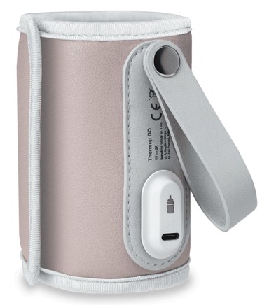 LIONELO Grijač za bočice THERM UP GO, nježno roza