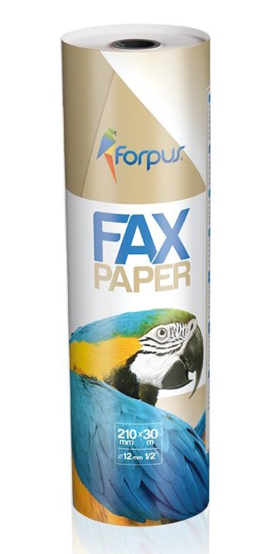 FORPUS Faks rola, 210 mm × 30 m, termo