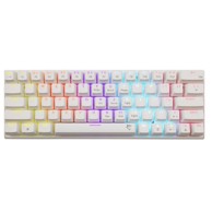 WHITE SHARK Gaming tipkovnica GK-002211V2 Wakizashi-2, mehanička, crni switch, RGB, US/HR raspored, bijela