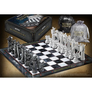 NOBLE COLLECTION Šahovski set Wizard’s Chess Harry Potter
