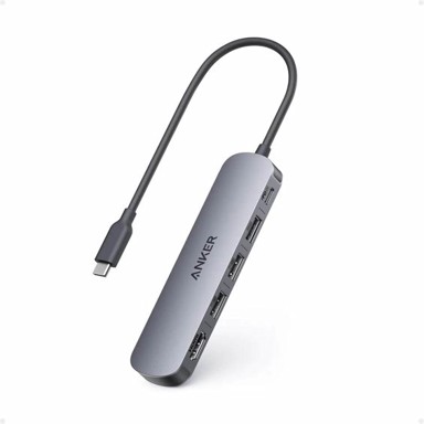 ANKER Adapter A8357, 5-u-1, USB-C/A Hub, HDMI 4K, 30Hz