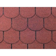 GUTTA Bitumenska šindra Guttatec Biber 1710125, 3 m2, crvena