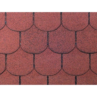 GUTTA Bitumenska šindra Guttatec Biber 1710125, 3 m2, crvena