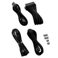 CABLEMOD Pro ModMesh 12VHPWR set produžetaka kabela, crni CM-PCAB-16P3KIT-NKK-3PK-R