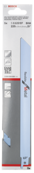BOSCH List sabljaste pile S 1122 EF, 5 kom