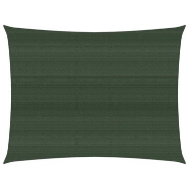 Jedro za zaštitu od sunca 160 g/m² tamnozeleno 2 x 3 m HDPE