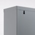 KAVE HOME Sivi metalni cipelar s 5 preklopnih ladica Rox