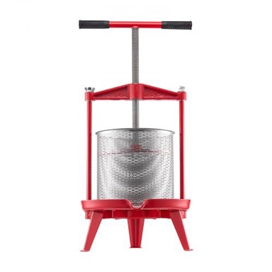 VEVOR Preša za voćno vino, 14 L, 405 x 620 mm, crvena