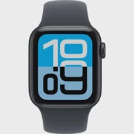 APPLE Watch SE 3, crni, aluminij, 40 mm, Midnight Sports narukvica M/L, Cellular