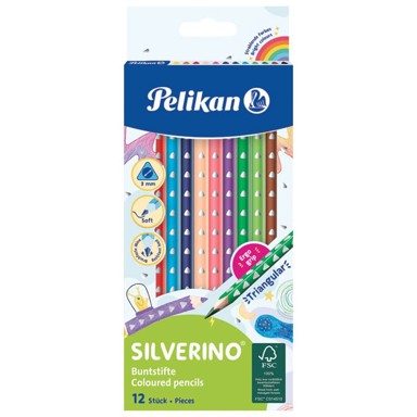 PELIKAN Boja 700634 drvena silverino 12 boja
