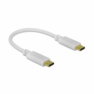 DELOCK USB kabel C-C 15 cm 100 W 5 A, bijela