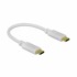 DELOCK USB kabel C-C 15 cm 100 W 5 A, bijela