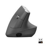 LOGITECH Miš MX Vertical Advanced Ergonomic, crni, optički, bežični, USB