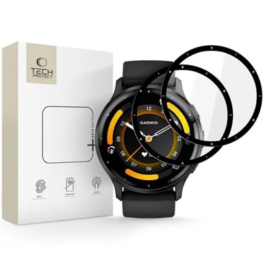 TECH-PROTECT Zaštitno staklo Glass Flex 2x za Garmin Venu 3, crno