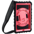 NIKCORP Zaštitna maska za Samsung Galaxy Tab A 8.0 2019 s rotirajućim stalkom 360° otporna na udarce, roza