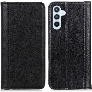 Futrola za Samsung Galaxy S24+ Plus / S25+ Plus, novčanik od liči kože, crna