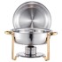 VEVOR Set za posluživanje hrane Chafing Dish Buffet 5 qt 4 kom., zlatni