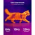 VEVOR Termalna kamera 320 x 240, TISR Super rezolucija, 26 x 20 x 36 mm
