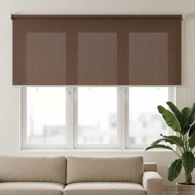 Vanjska roleta s 90 % UV zaštitom 200 x 140 cm od HDPE-a, sivosmeđa