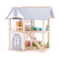  Drvena kućica (vila) za lutke Isabelle s namještajem