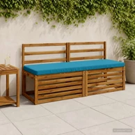 Jastučići za klupu Vught 2 kom 150 x 50 cm od poliestera, svjetloplavi
