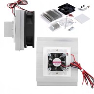 Peltierov komplet za hlađenje TEC1-12706 s ventilatorom, srebrni