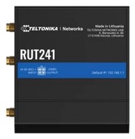 TELTONIKA Router RUT241, 4G LTE, industrijski, crni