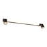 TRIO Mat crna LED zidna lampa Enrico