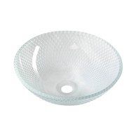 SAPHO Umivaonik okrugli Puketa ø 42 cm, stakleni