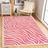 VITAUS Ružičasta periva staza 80x200 cm Red Zebra 