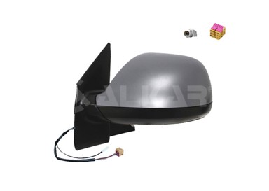 ALKAR Retrovizor VW T5, lijevi, 09-, električni, grijani, s antenom, 5 pinova, Multivan