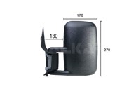 ALKAR Retrovizor Mercedes Sprinter 95-06, lijevi, vanjsko podešavanje, 9201966