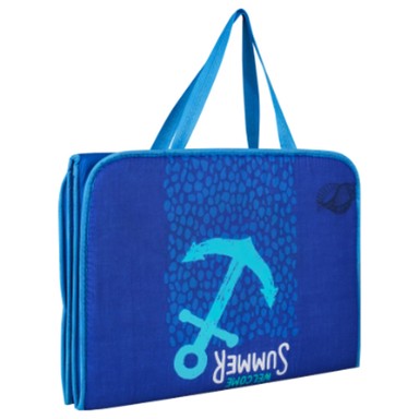 Ležaljka za plažu, PVC, 146x48x2 cm, sklopiva