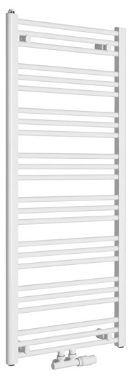 BRUCKNER Radijator ALBRECHT, 600 x 1250 mm, bijeli, središnji priključak