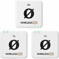 RODE Mikrofon Wireless ME Dual White kompaktni bežični sustav s dva odašiljača za dvokanalno snimanje
