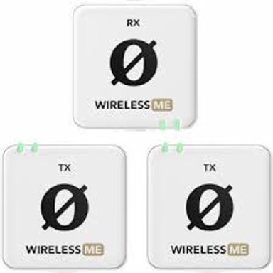 RODE Mikrofon Wireless ME Dual White kompaktni bežični sustav s dva odašiljača za dvokanalno snimanje